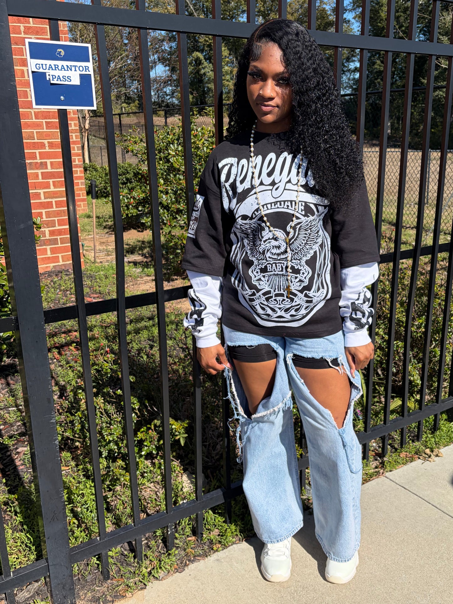 “Eagle Eye” double layered longsleeve