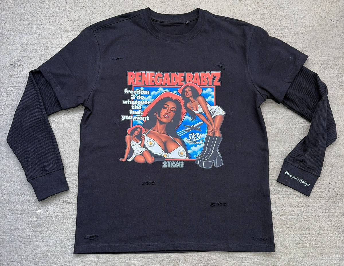 “Sky’s The Limit” skater tee’s
