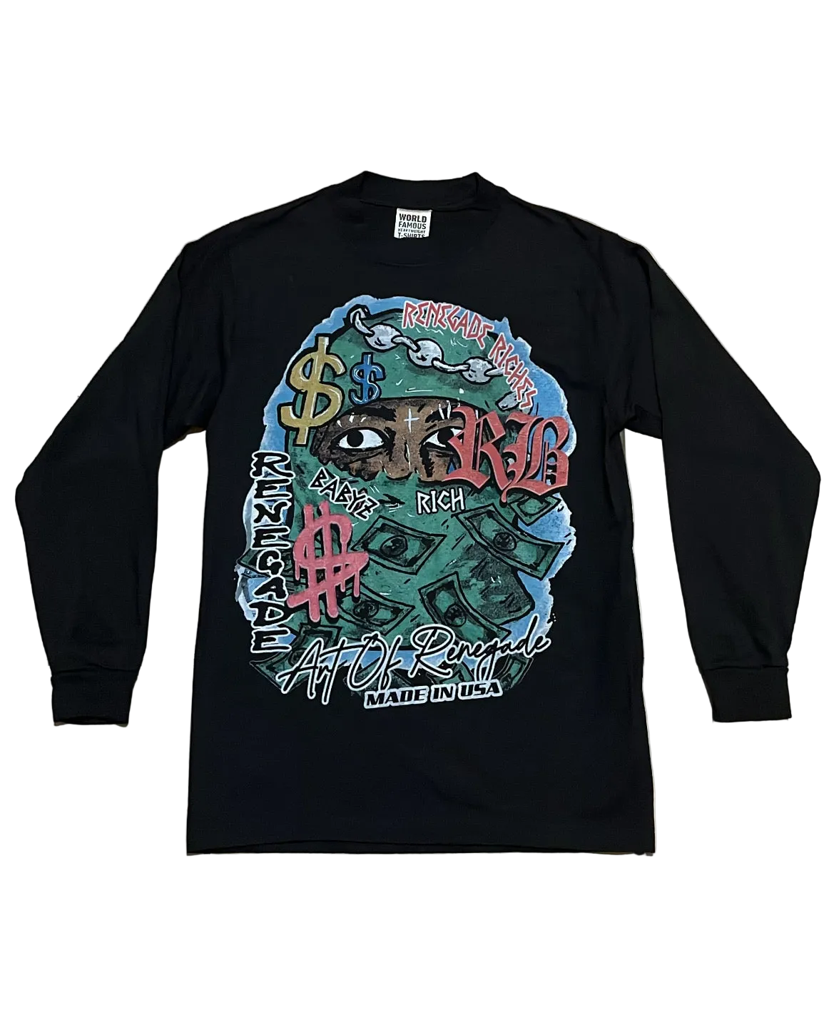 “Renegade Riches” graphic long sleeve