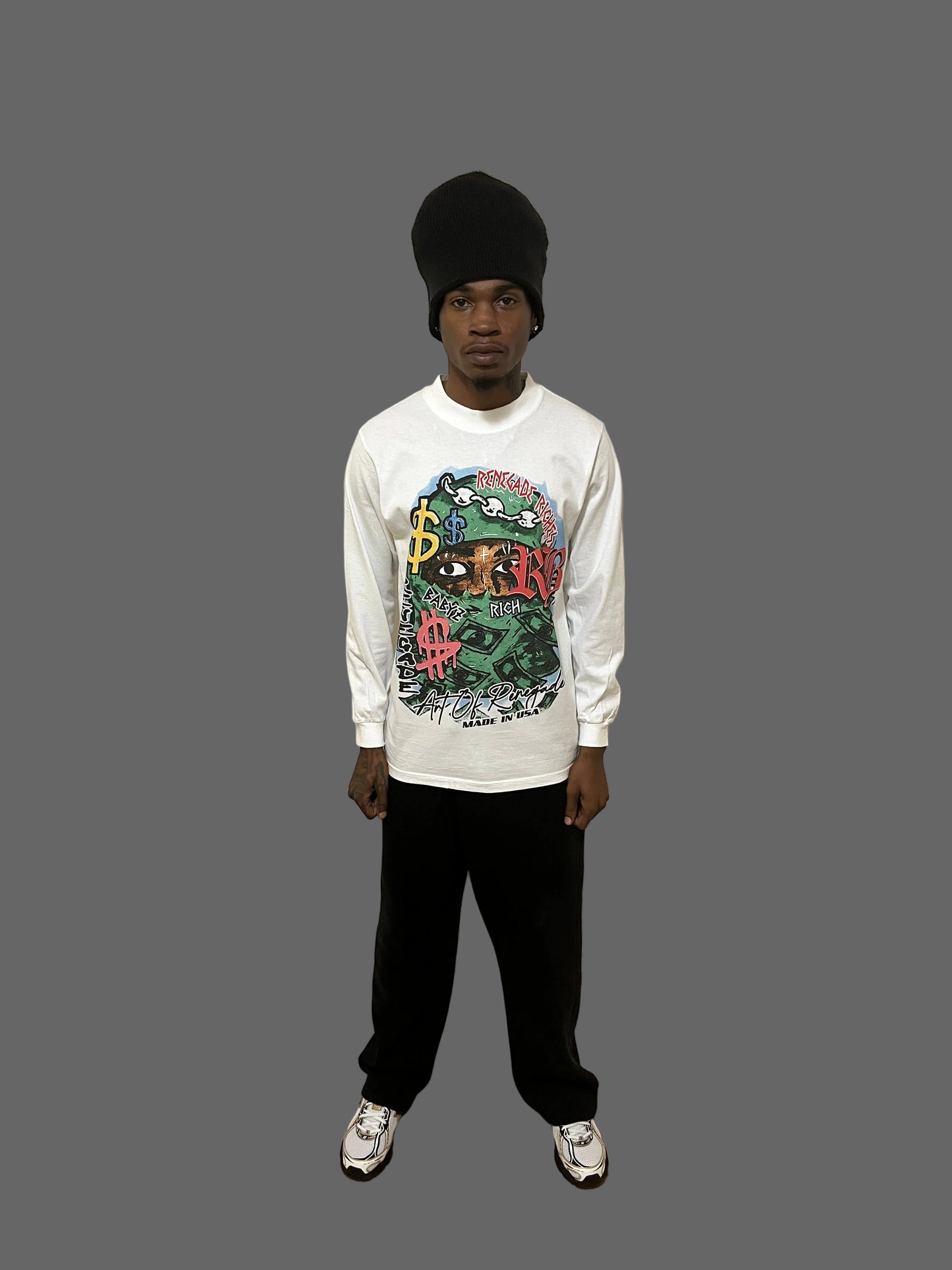 “Renegade Riches” graphic long sleeve