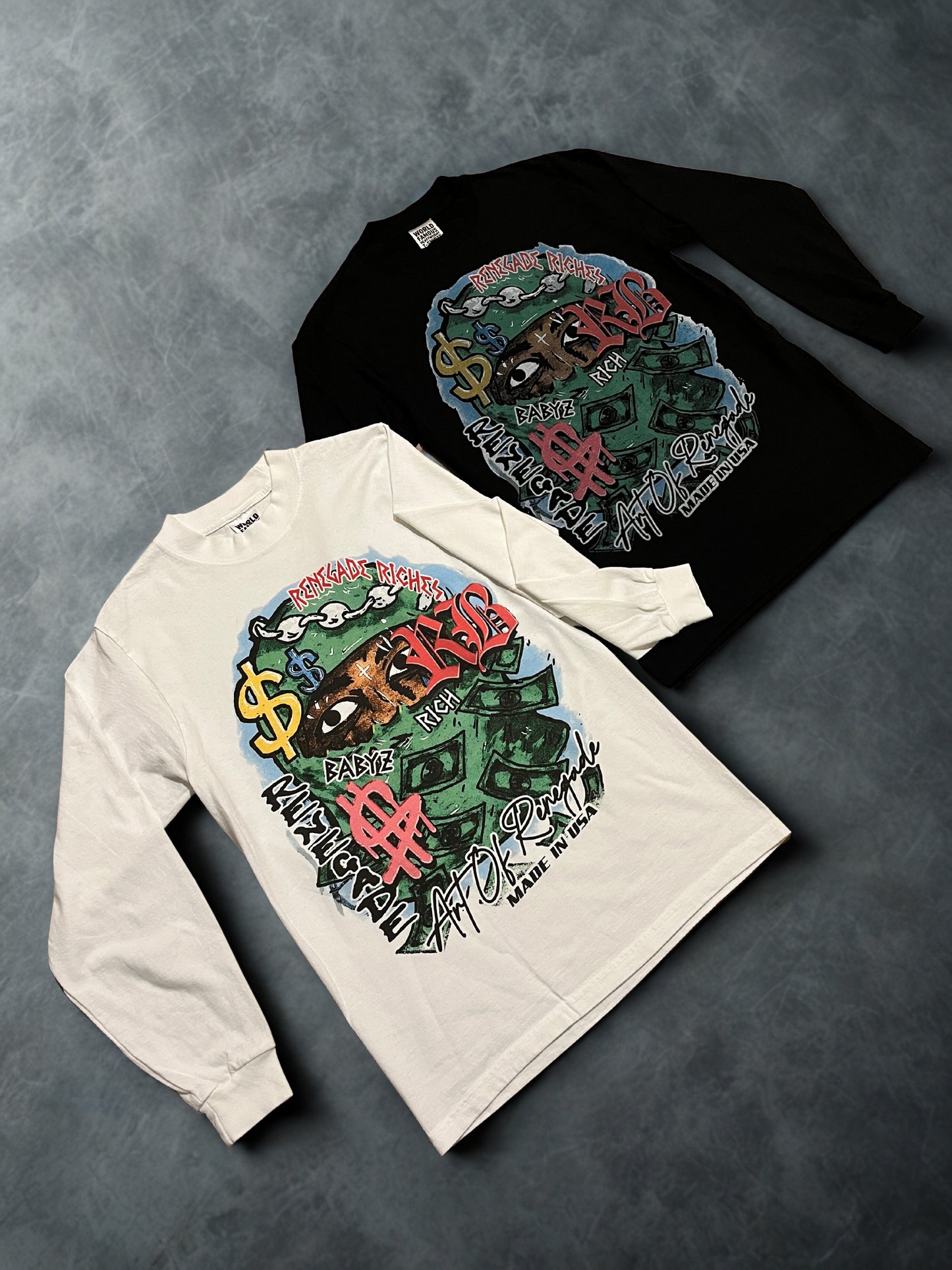 “Renegade Riches” graphic long sleeve